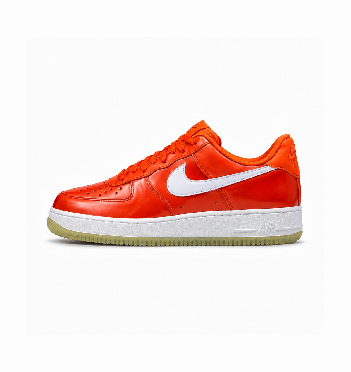 NIKE AIRFORCE ONE FOAMPOSITE METALLIC ORANGE