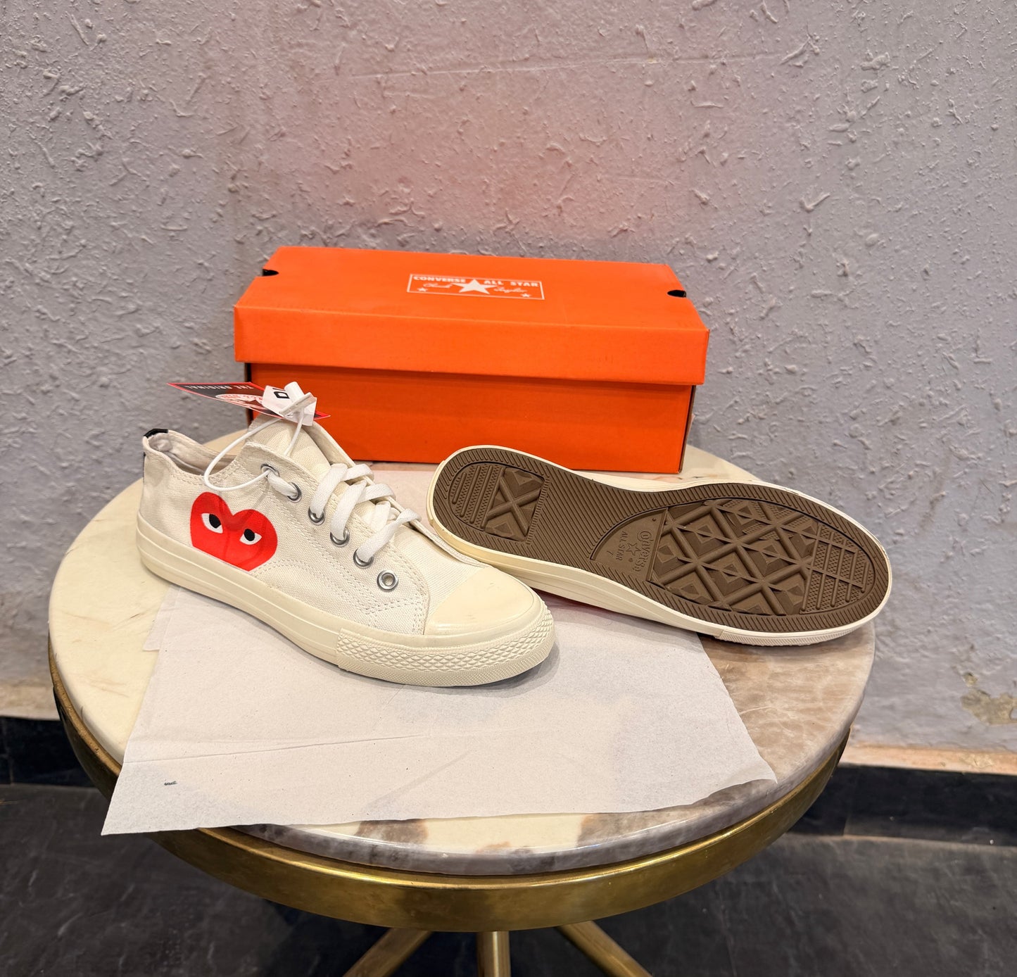 CONVERSE CHUCK PLAYCOMME LOW WHITE