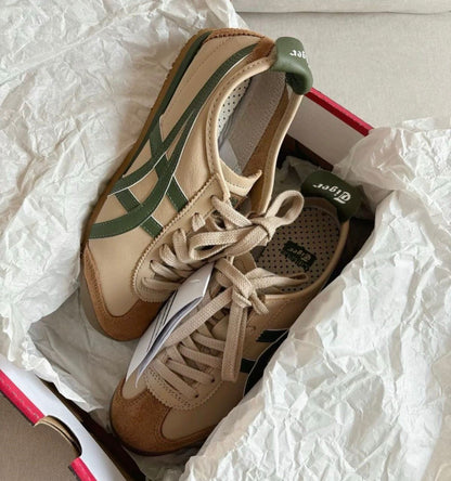 ONITSUKA TIGER BEIGE GREEN