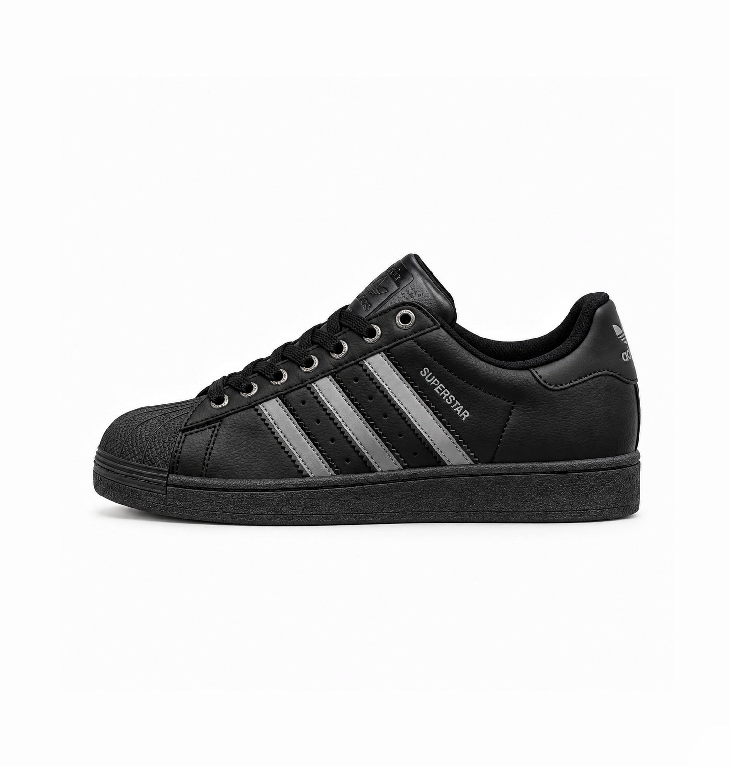 ADIDAS ORGINALS SUPERSTAR 2ND BLACK SILVER