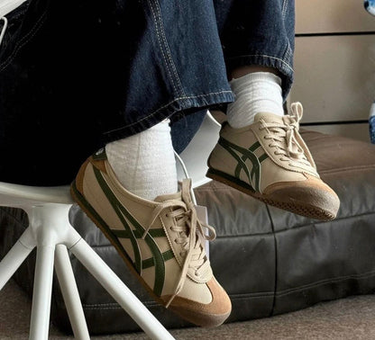 ONITSUKA TIGER BEIGE GREEN