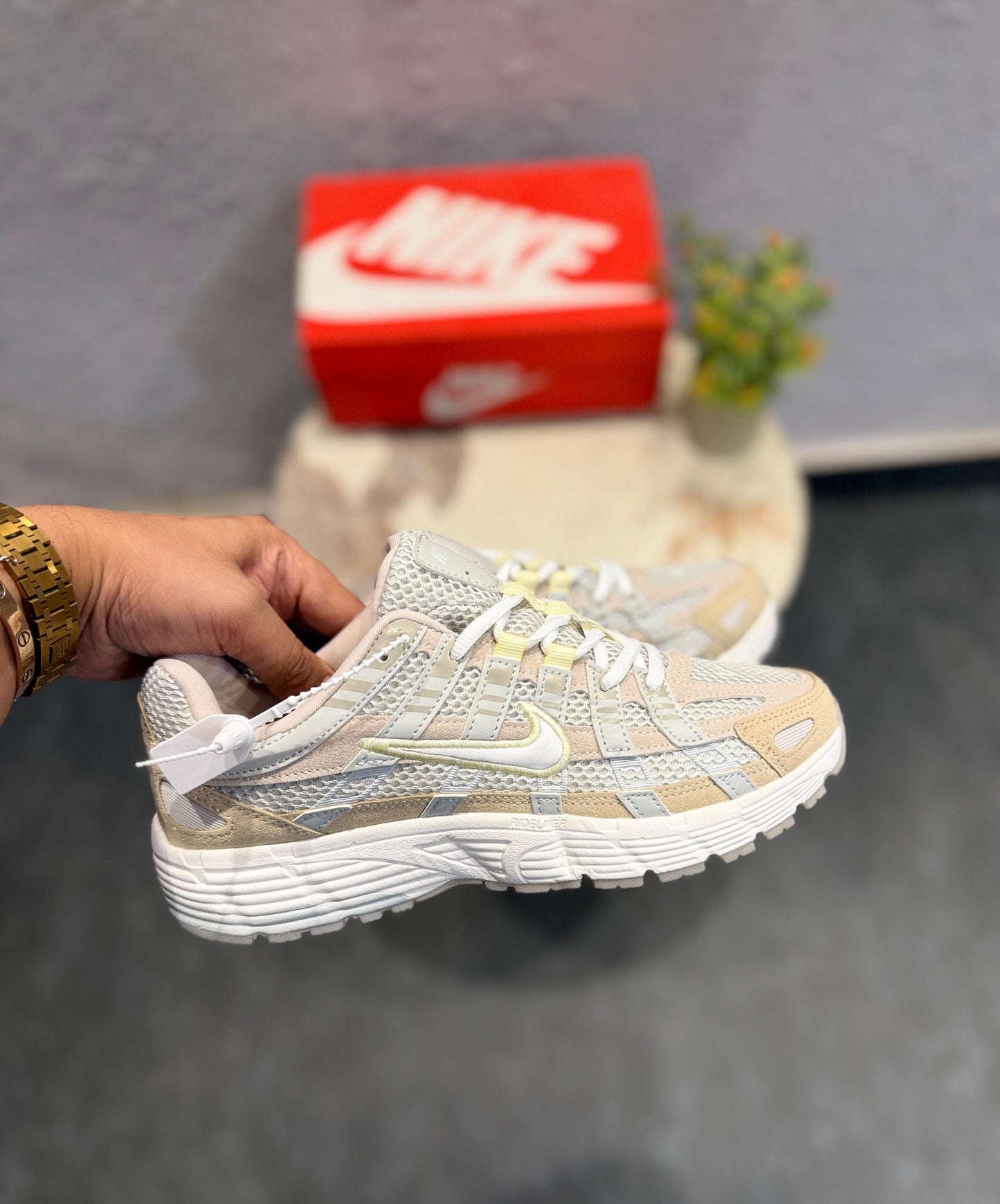 NIKE P6000 TRAINER SAIL GREY