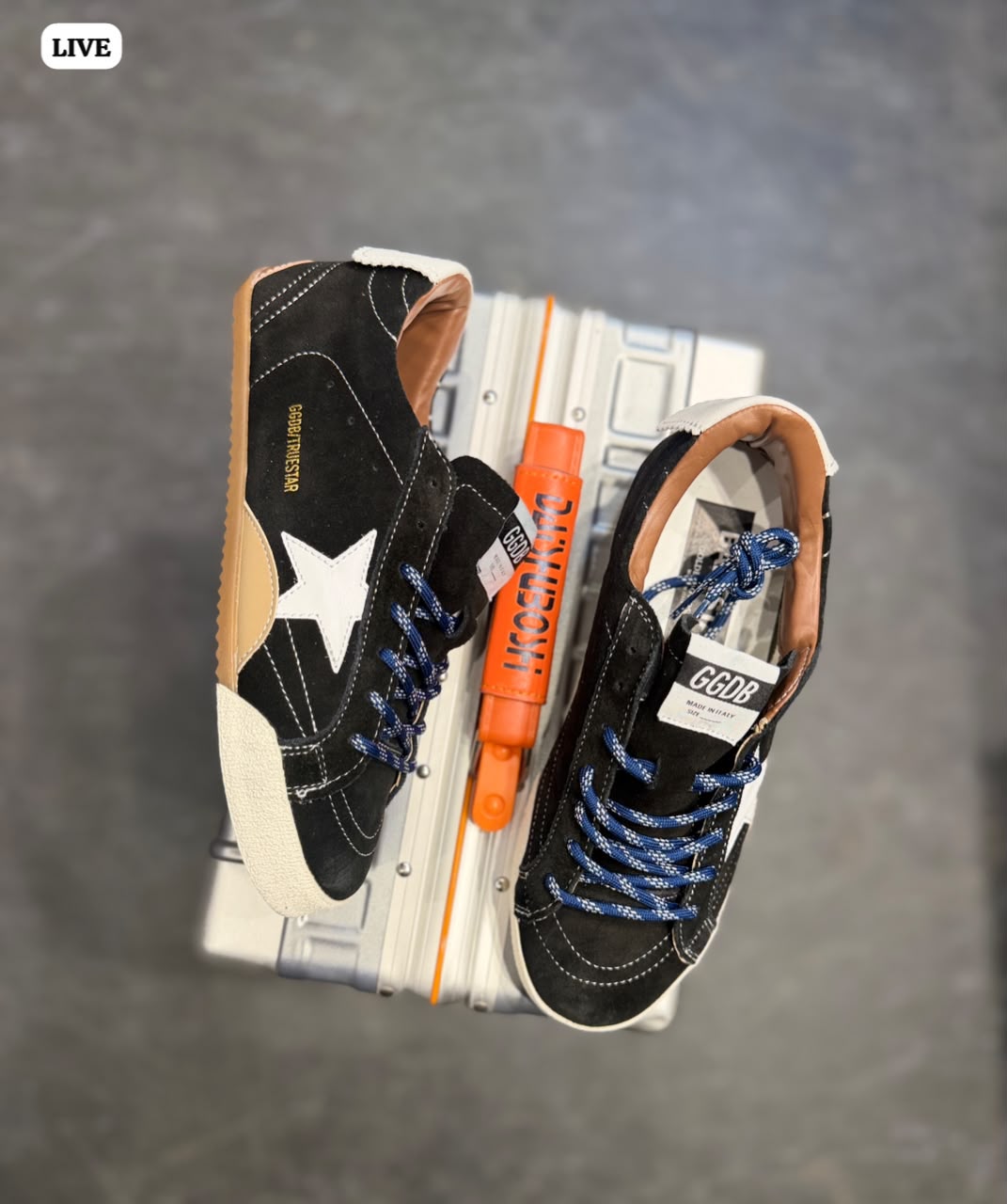 ADIDAS GOLDEN GOOSE TRUE STAR  BLACK