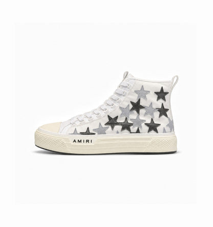 AMIRI  USA MUJER STAR HIGH WHITE SNEAKERS