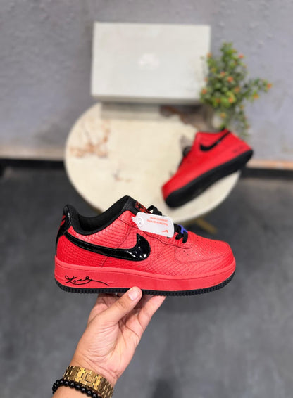 NIKE AIRFORCE ONE KOBE BRYANT RED BLACK