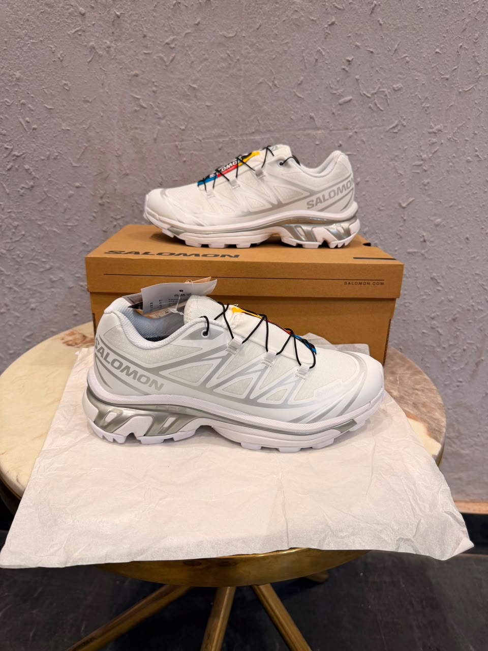 SALOMAN XT-6 LAB WHITE SILVER