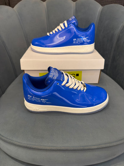 NIKE AIRFORCE ONE SWOOSH ERROR BLUE