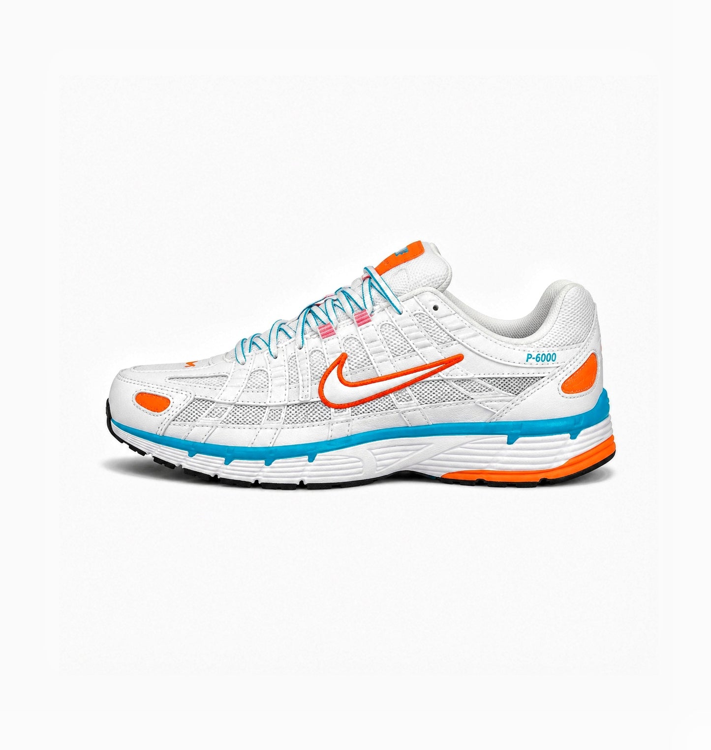 NIKE P6000 TRAINER WHITE RED BLUE
