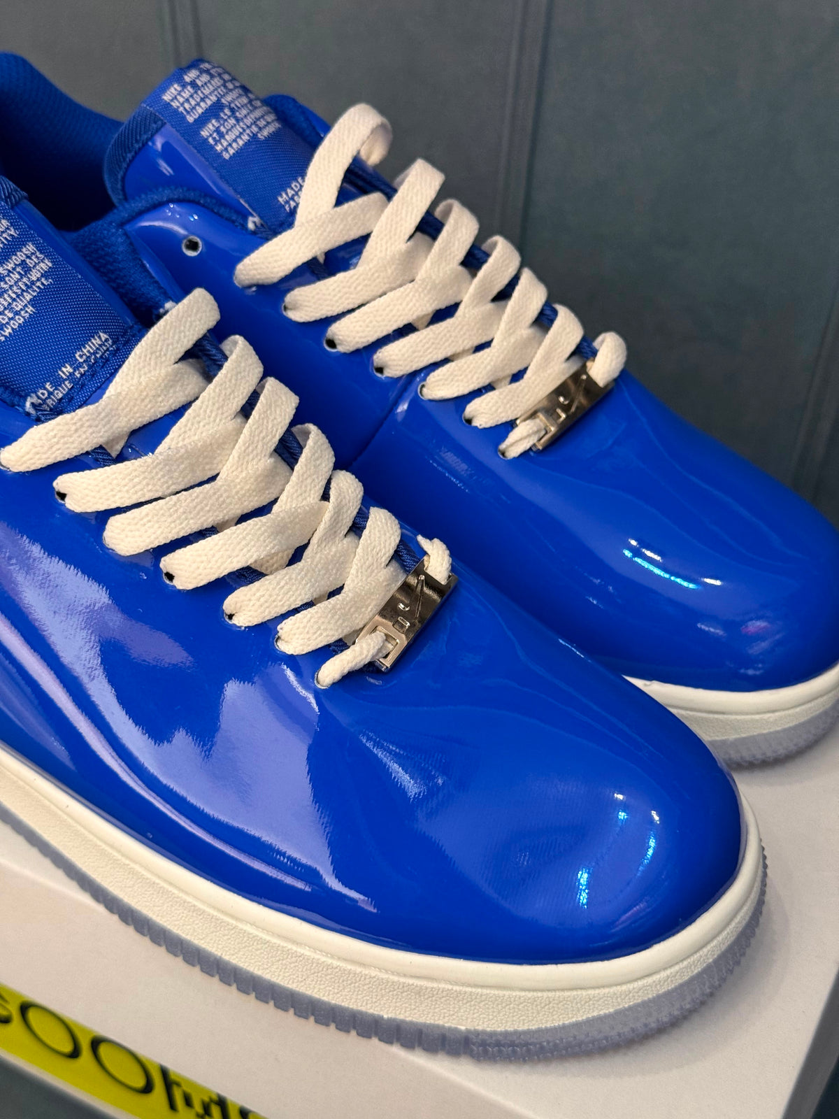 NIKE AIRFORCE ONE SWOOSH ERROR BLUE