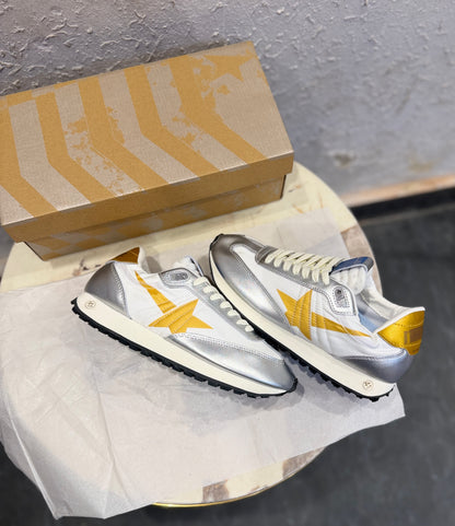 ADIDAS GOLDEN GOOSE MARATHON SNEAKER SILVER GOLD