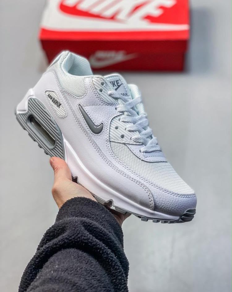 NIKE AIRMAX 90 JEWEL LIGHT SMOKE GREY