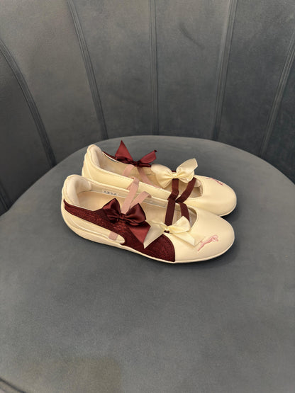 PUMA SPEEDCAT BALLET WHITE WINE