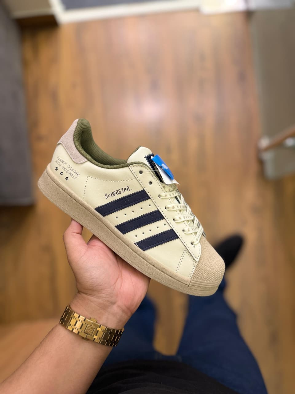 ADIDAS ORIGINALS SUPERSTAR ATMOS BLACK PATENT