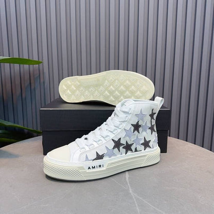 AMIRI  USA MUJER STAR HIGH WHITE SNEAKERS