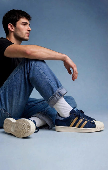ADIDAS ORIGINALS SUPERSTAR DENIM DARK BLUE SECOND GENERATION 2025
