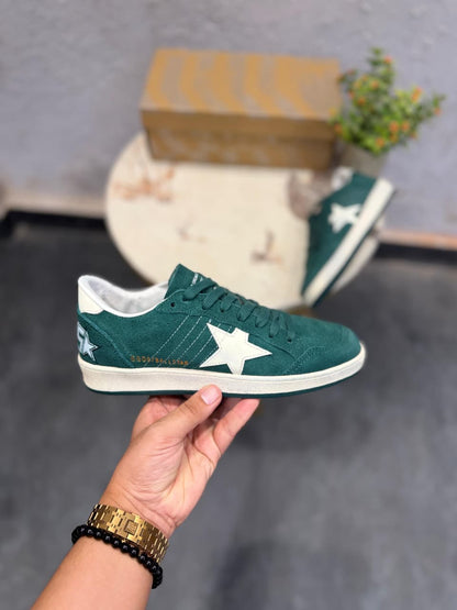 ADIDAS GOLDEN GOOSE BALL STAR GREEN SPEAKERS