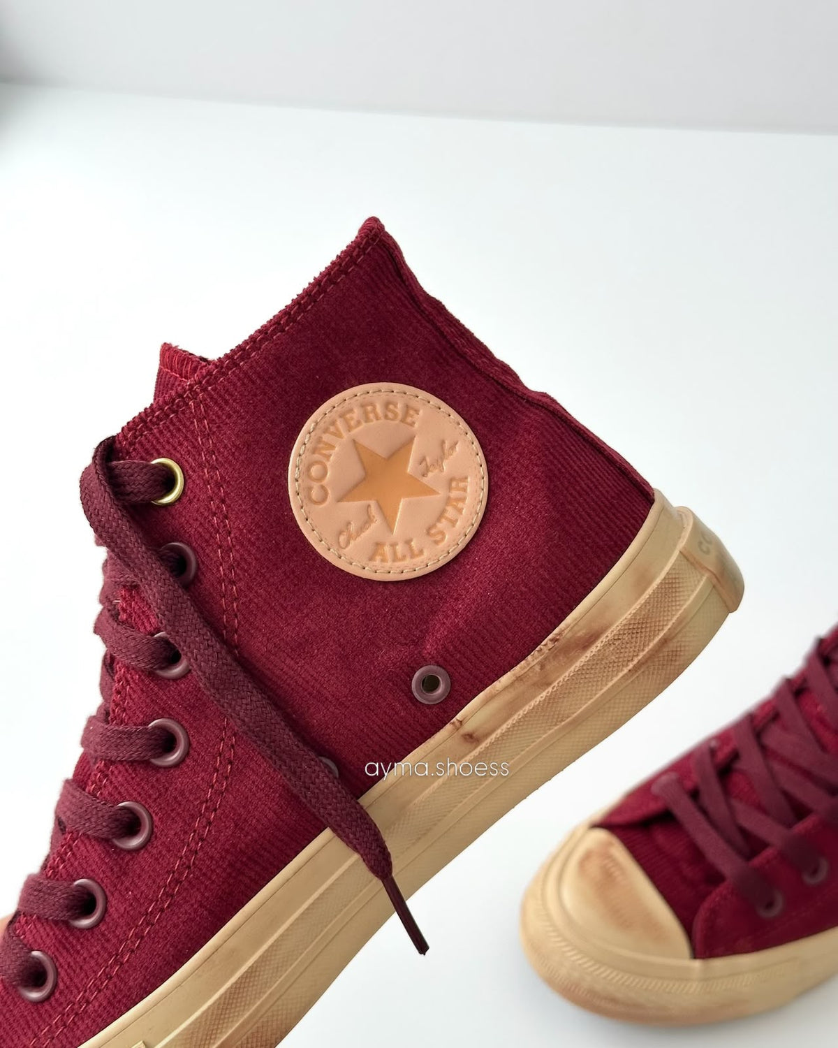CONVERSE CHUCK MID WONKA CHERRY BROWN