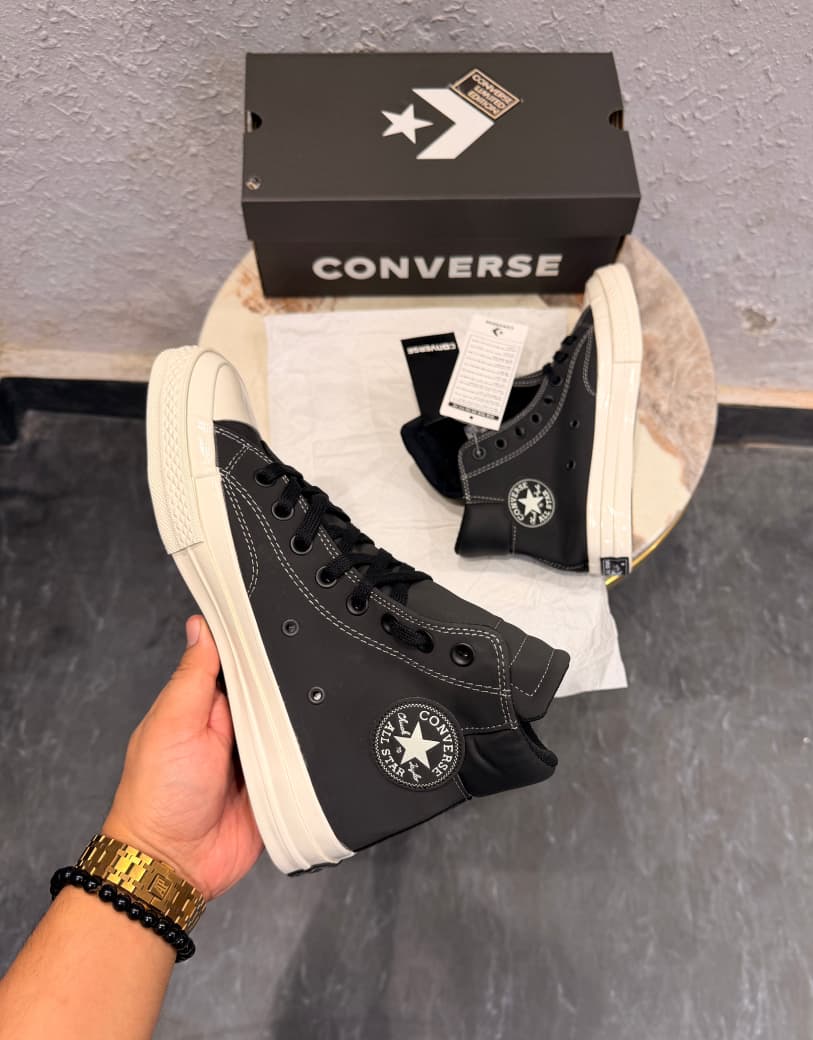 CONVERSE CHUCK PADDED ANODIZED BLACK SNEAKERS