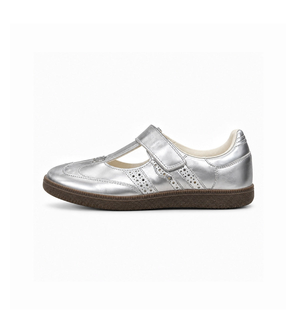 ADIDAS ORIGINAL SAMBA MARRY JANE METALLIC SILVER