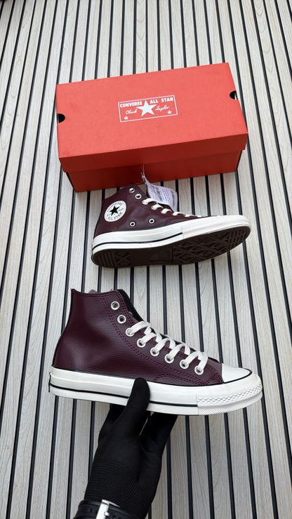 CONVERSE CHUCK TAYLOR HIGH LEATHR 10@TOP QUALITY