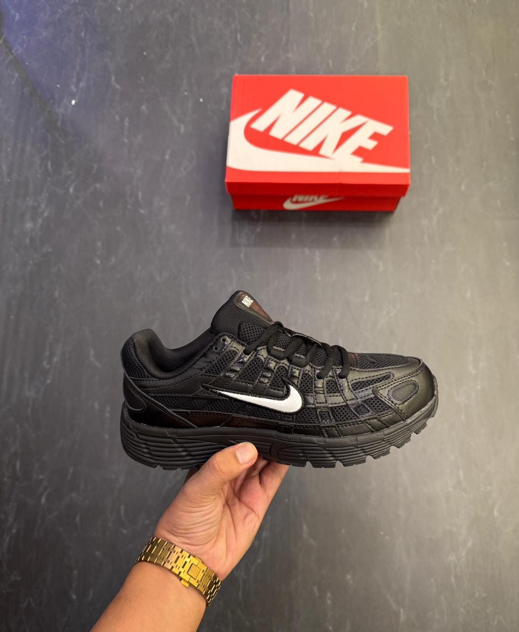 NIKE P6000 TRAINER TRIPLE BLACK