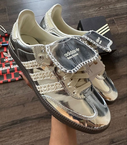 ADIDAS ORIGINALS  SAMBA X WALES BONER SILVER