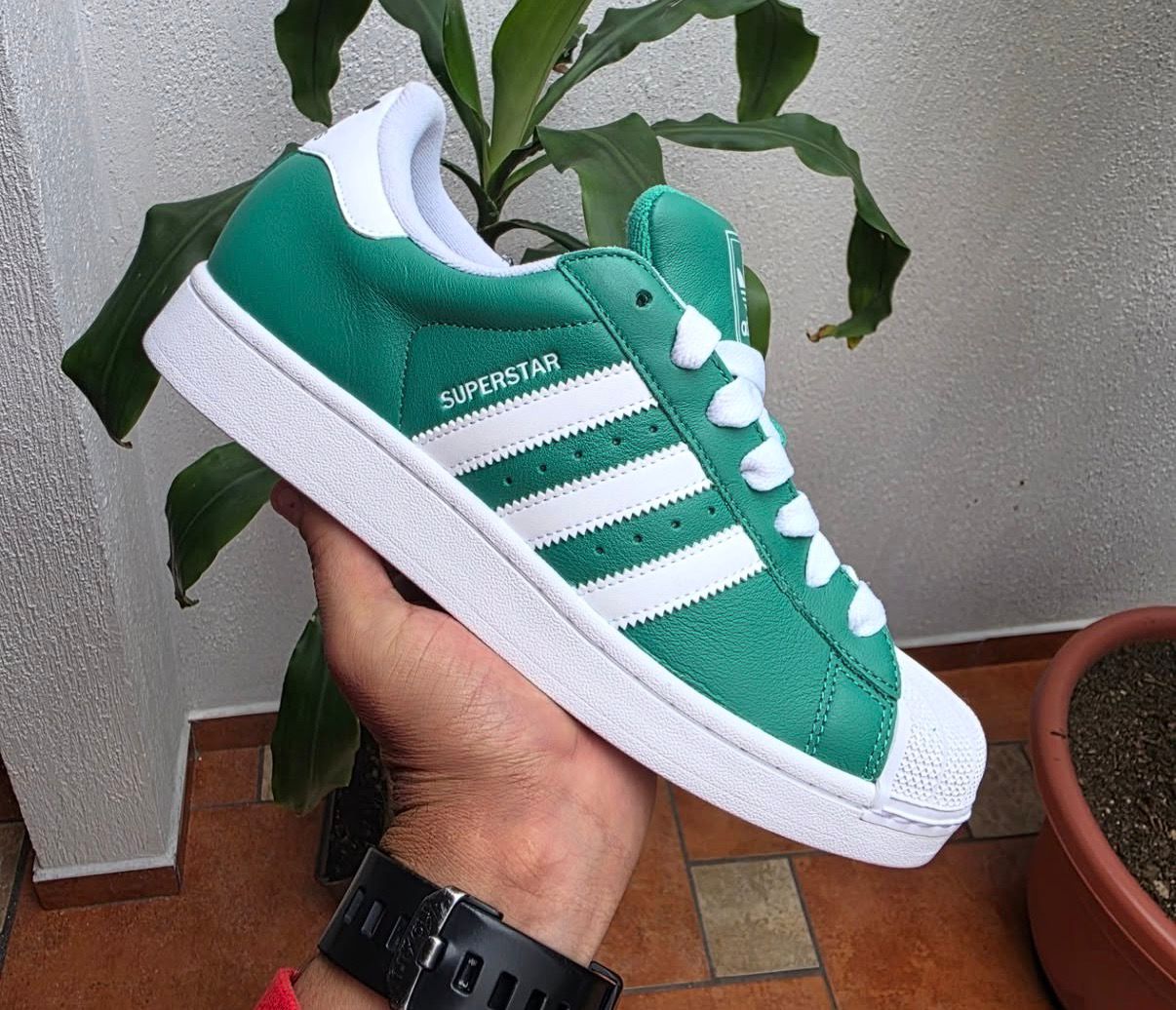 ADIDAS ORIGINALS SUPERSTAR LIGHT GREE
