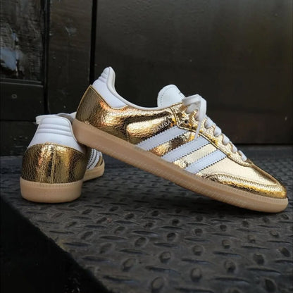 ADIDAS ORIGINALS SAMBA GOLDEN WHITE
