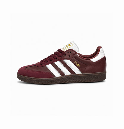 ADIDAS ORIGINALS SAMBA CHERRY WHITE STRIPS
