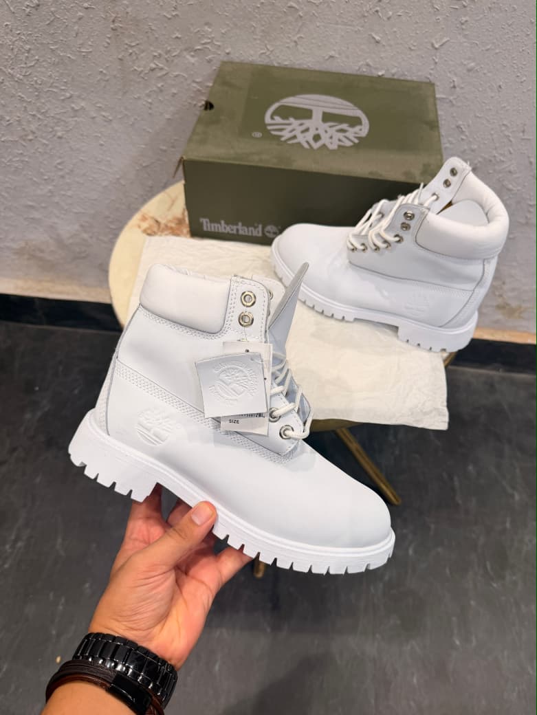 TIMBERLAND BOOTS WHITE