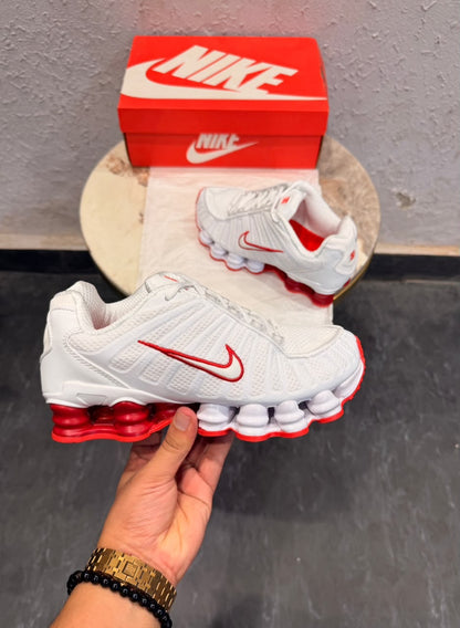 NIKE SHOX TL WHITE RED