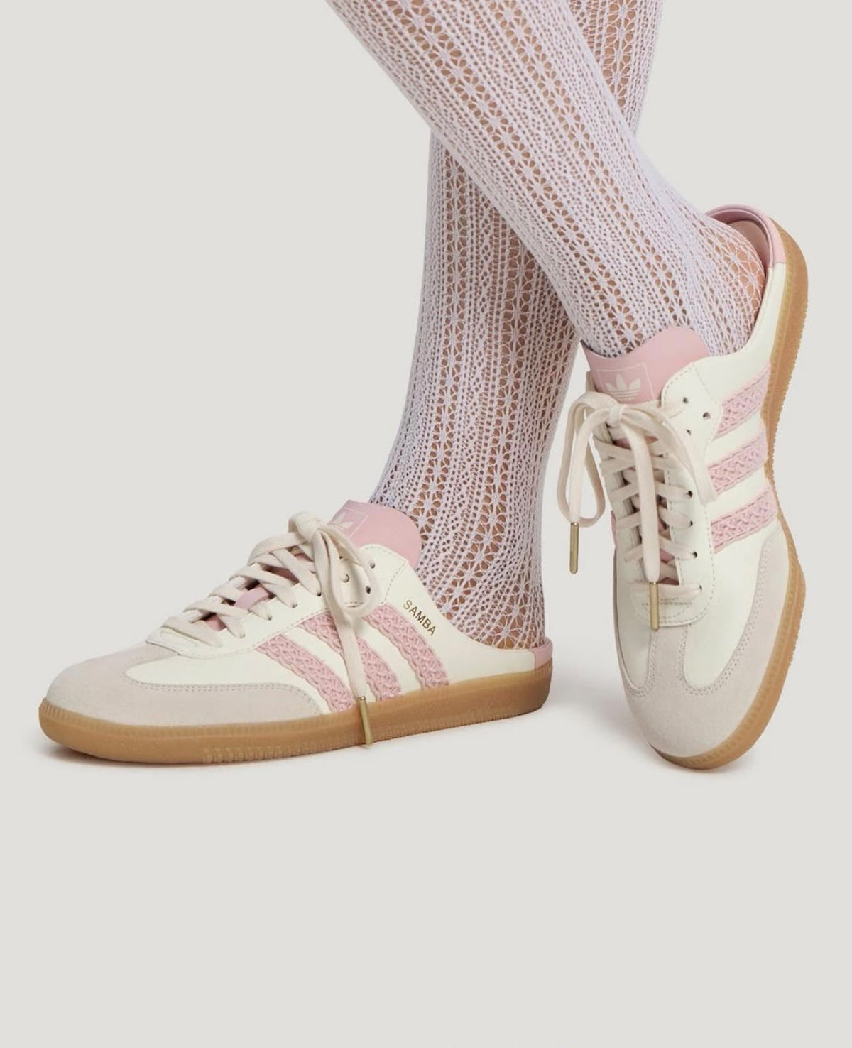 ADIDAS  SAMBA MULE CREAM PINK