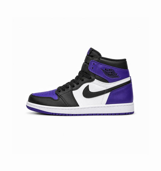 AIR JORDANS RETRO 1 MID PURPLE COURT