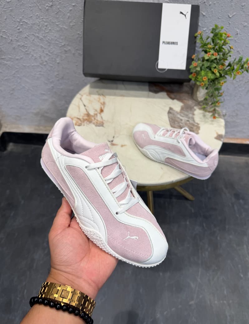 PUMA SPEED CAT BELLA V2 PINK WHITE
