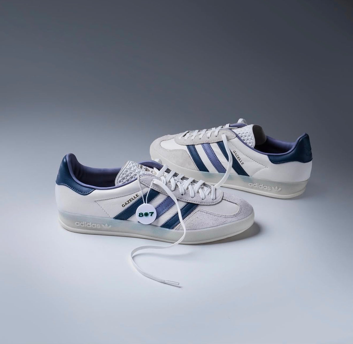 ADIDAS GAZELLE INDOOR WHITE PRELOVED INK