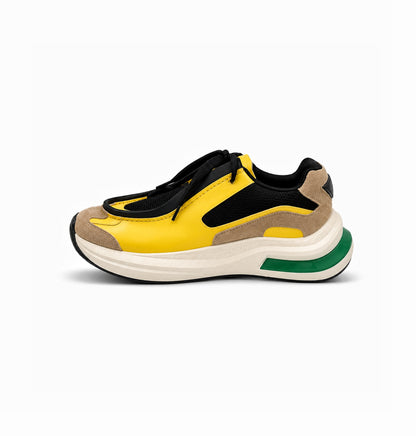 PRADA YELLOW BLACK MADE IN ITALY SNEAKERS