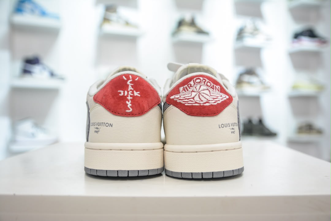 LOUIS VUITTON X NIKE TRAVIS SCOTT BEIGE GREY