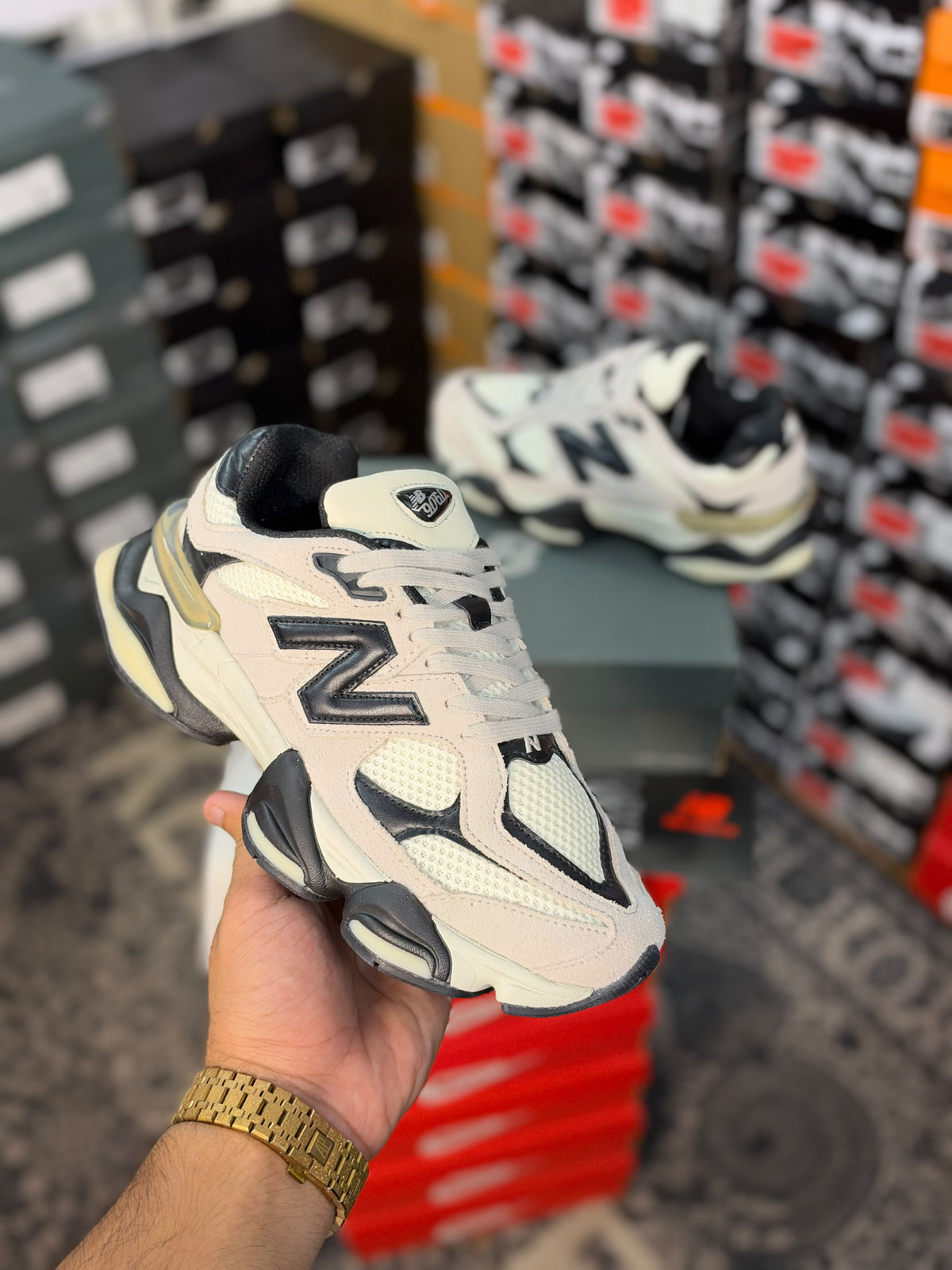 NEW BALANCE 9060 TIMBERWOLF BLACK CEMENT