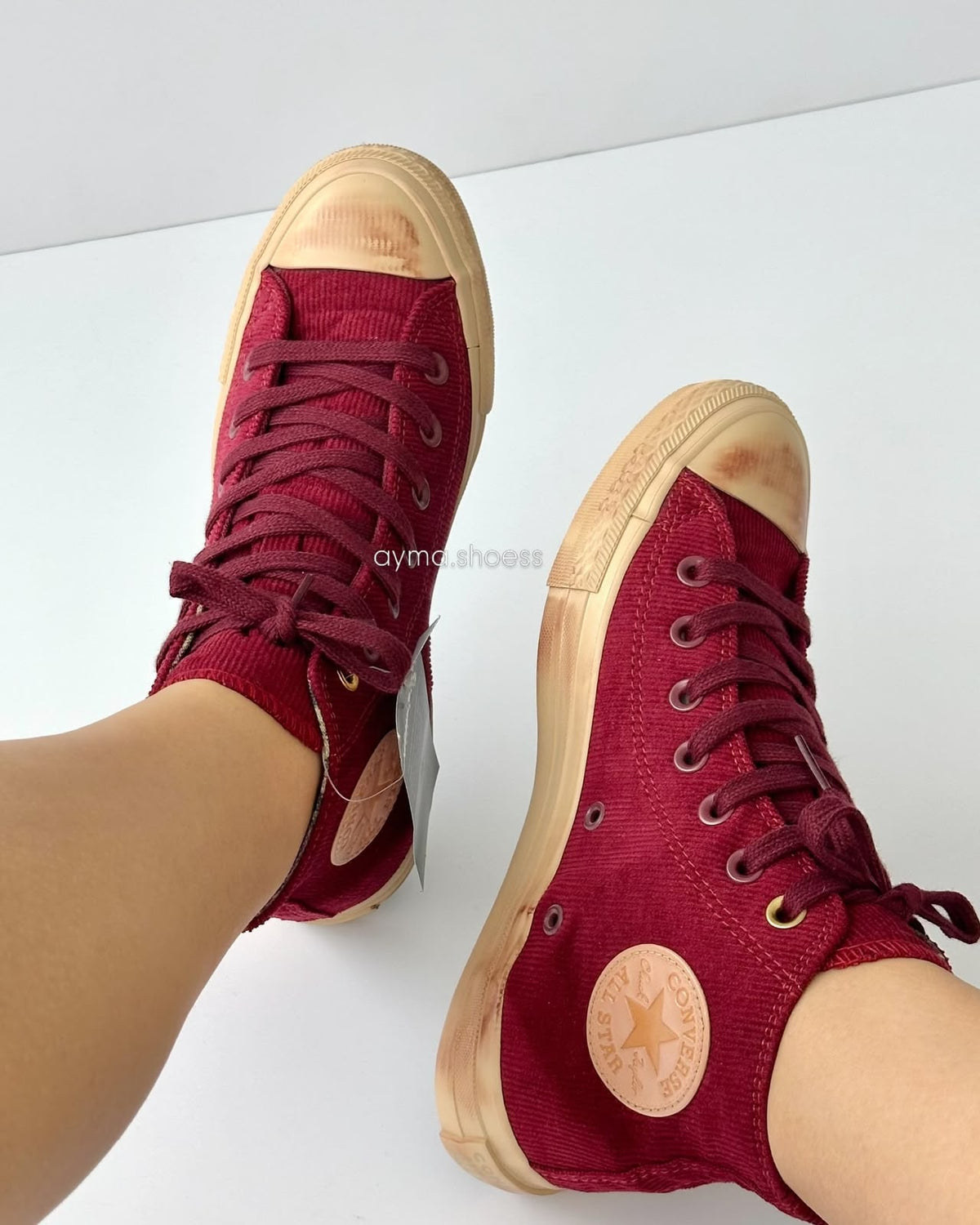 CONVERSE CHUCK MID WONKA CHERRY BROWN