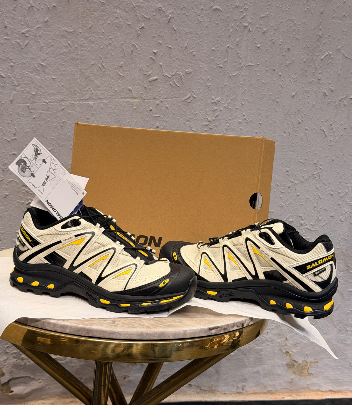 SALOMAN XT QUEST WHITE BLACK YELLOW