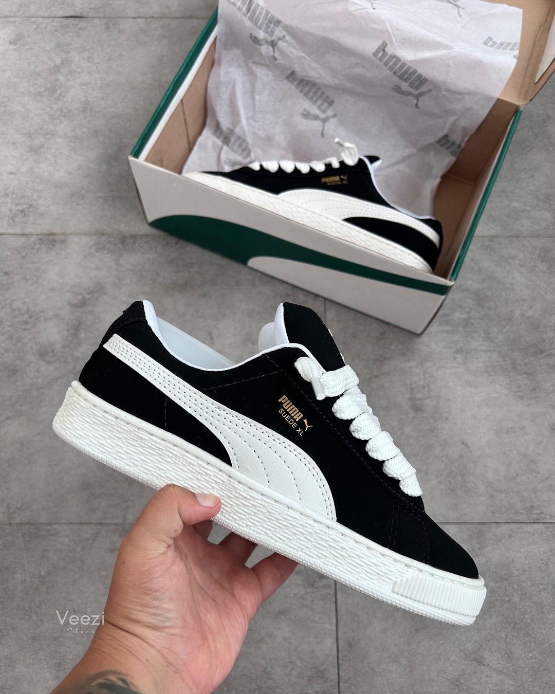 PUMA CLASSIC  SUEDE XL BLACK