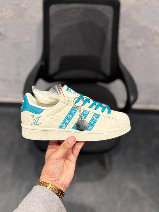 ADIDAS ORIGINAL SUPERSTAR X LOUIS VUITTON EMBOSSED