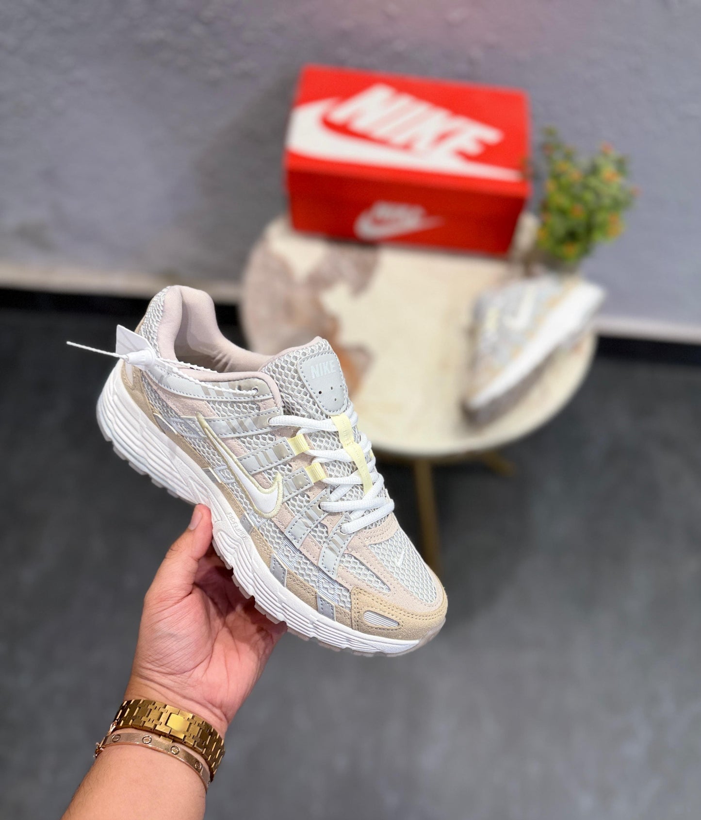 NIKE P6000 TRAINER SAIL GREY
