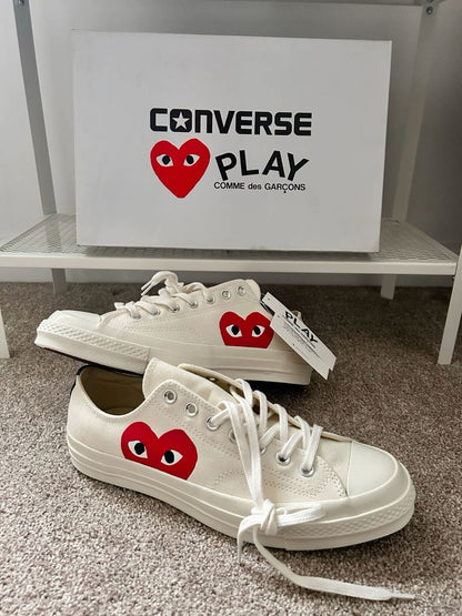 CONVERSE CHUCK PLAYCOMME LOW WHITE