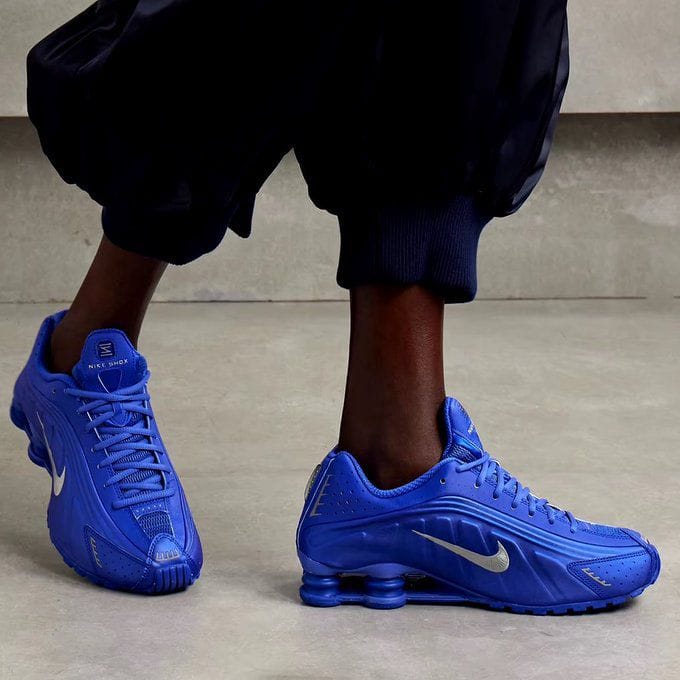 NIKE SHOX SILVER ROYAL BLUE