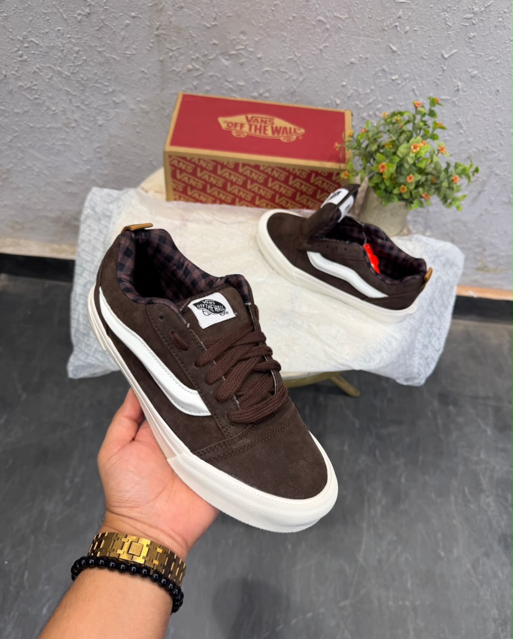 VANS OLD SKOOL KNU COFFEE BROWN