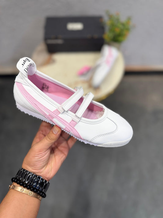 ONITSUKA TIGER MEXICO 66 MARY JANE WHITE PINK