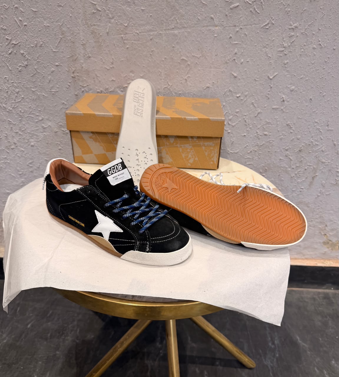 ADIDAS GOLDEN GOOSE TRUE STAR  BLACK