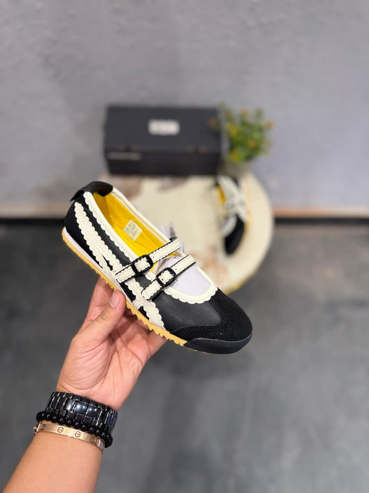 ONITSUKA TIGER MEXICO 66 MARY JANE BLACK CREAM