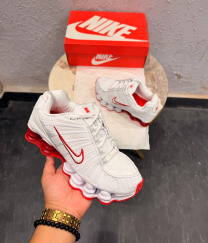 NIKE SHOX TL WHITE RED